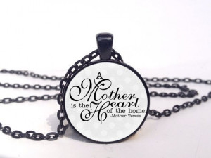Gift for Mom Jewelry Mother Quote Necklace Mothers by LePetitPanda, $ ...