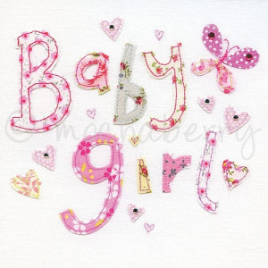 Baby Girl Greetings Card