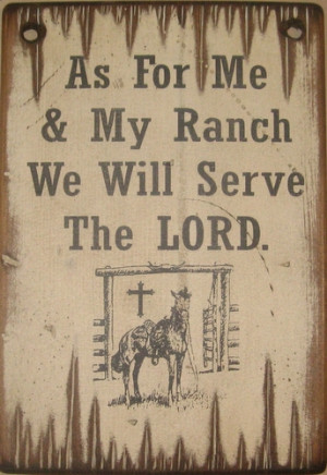 Western Signs - Me and My Ranch