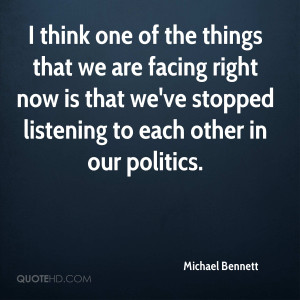 Michael Bennett Quotes