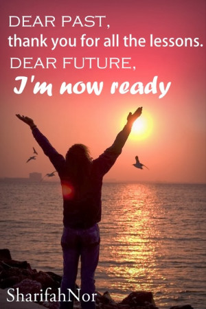 dear past thank you for all the lessons