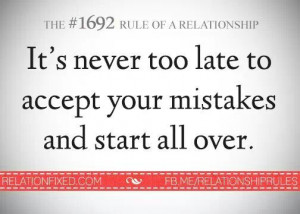 Dust yourself off and try again!
