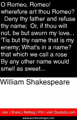 Quotes romeo and juliet