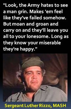 ... your miserable they're happy.