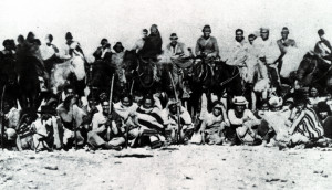 Navajo Warriors at Fort Sumner (Bosque Redondo), New Mexico, 1864-1868 ...
