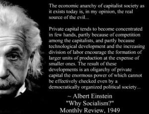 Socialist Albert Einstein by Valendale