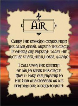 Air is commonly associated with mental activity and is considered ...