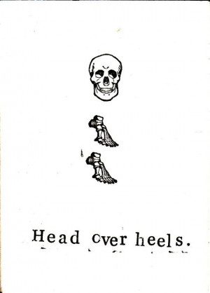 Funny Skeleton Anatomy Science Medical Valentine Card - Head Over ...
