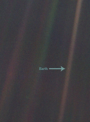 An Early Draft of Carl Sagan's Famous 'Pale Blue Dot' Quote