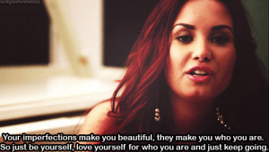 Your imperfections make you beautiful