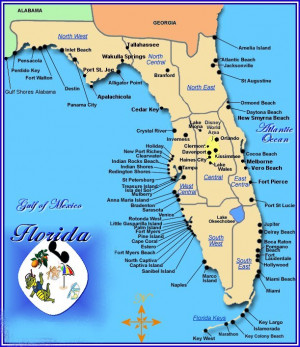 central florida west coast map