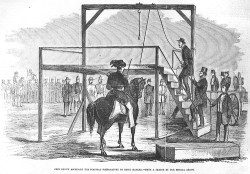John Brown at the gallows.