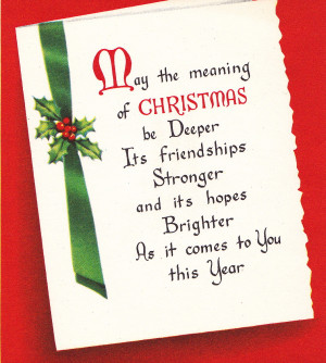 Small vintage card from my collection