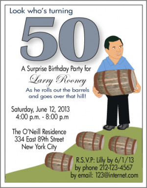 funny 50th birthday party invitations myheartspoken