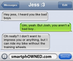 heard you like bad boys um yeah but josh you aren t a bad boy