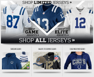 nfl player jersey ugly sweater indianapolis colts andrew luck