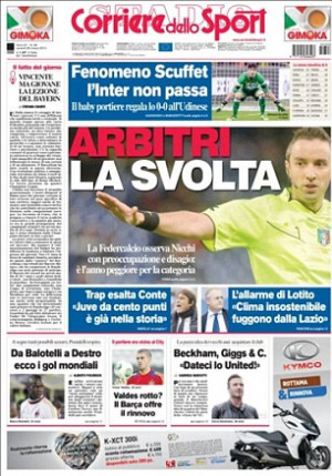 Praise: Corriere have quotes from Giovanni Trapattoni saying Antonio ...