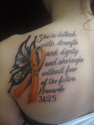 Proverbs 31:25 and Ribbon Butterfly