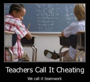 Speaking of exams, here’s one more point-of-view on cheating