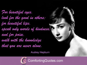 Audrey Hepburn Quotes for Beautiful Lips