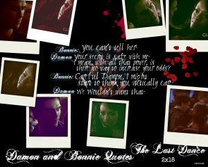 ... Bonnie Damon and Bonnie Quotes: Season Two 2x18 The Last Dance Part 2