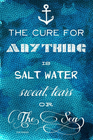 Oliver Gal The Cure Quote Canvas Art