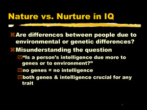 Nature Vs Nurture Intelligence IQ Powerpoint Presentation by ...