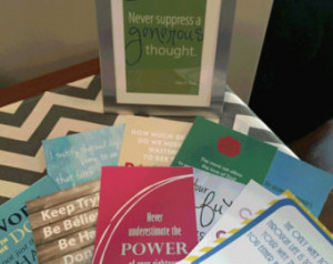 4x6 LDS Quote Bundle for Women-12 u plifting quotes to inspire each ...