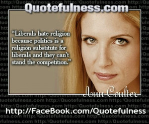 Ann Coulter/ what happened to the separation of church and state ...