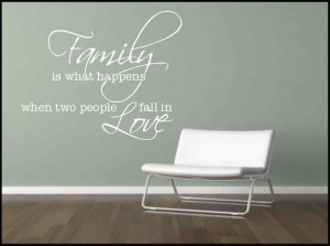 Wall Sticker Family Quote Decorative Mural Kitchen Lounge Sticker ...