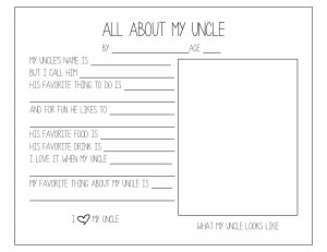 Father’s Day Questionnaire