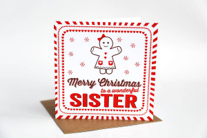to christmas typography christmas for sister my sisters christmas card ...