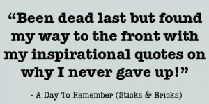 tumblr mostly full of inspirational quotes or lyrics and occasional ...