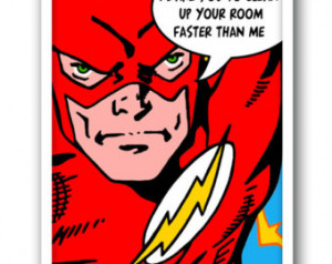 Personalized Superhero Print, Flash Print, Bathroom Rules, Kids Room ...