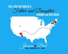 ... Dad from Daughter - Quote, Far Away, Missing You, Family, Daddys Girl