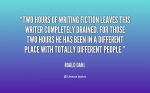 writing quote by roald dahl