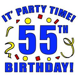 55th_birthday_party_time_greeting_cards_pk_of_20.jpg?height=250&width ...