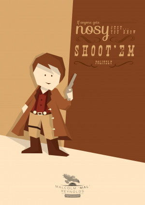 Firefly Minimalist Poster Set: Mal And The Gang Get Cute For Their ...