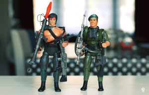 RAMBO JOHN amp Colonel TRAUTMAN Coleco 1985