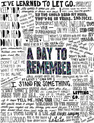 day to remember have faith in me quotes