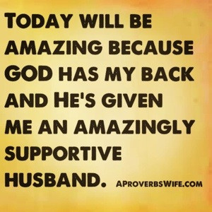 Marriage Quotes: Thanking God for a Supportive Husband