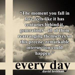 Everyday David Levithan Every day by david levithan