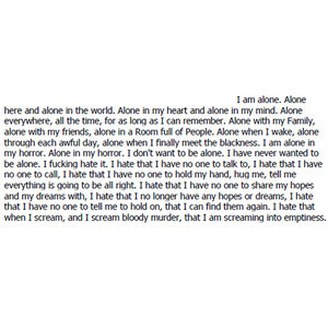 quotes about being alone tumblr