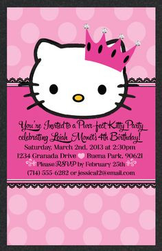 Hello kitty princess party on Pinterest | Hello Kitty Birthday ...