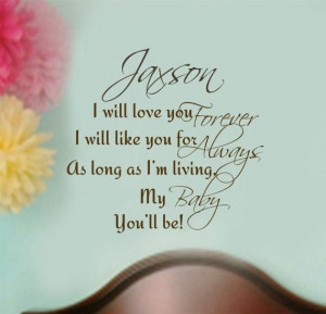 Baby Nursery Rhyme Wall Decal Name Quote Saying by AllOnTheWall, $27 ...