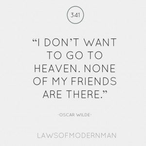 laws of modern man - oscar wilde quote