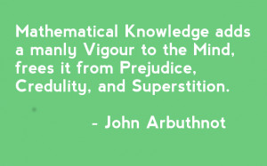 Quotable Maths: Arbuthnot