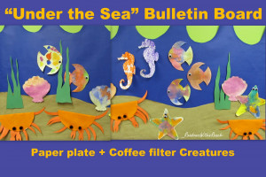 Under the Sea Bulletin Board: fish in Preschool