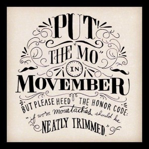 Put The MO In Movember