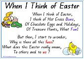 Poems, Songs And Nursery Rhyme Activities - Easter Poem
